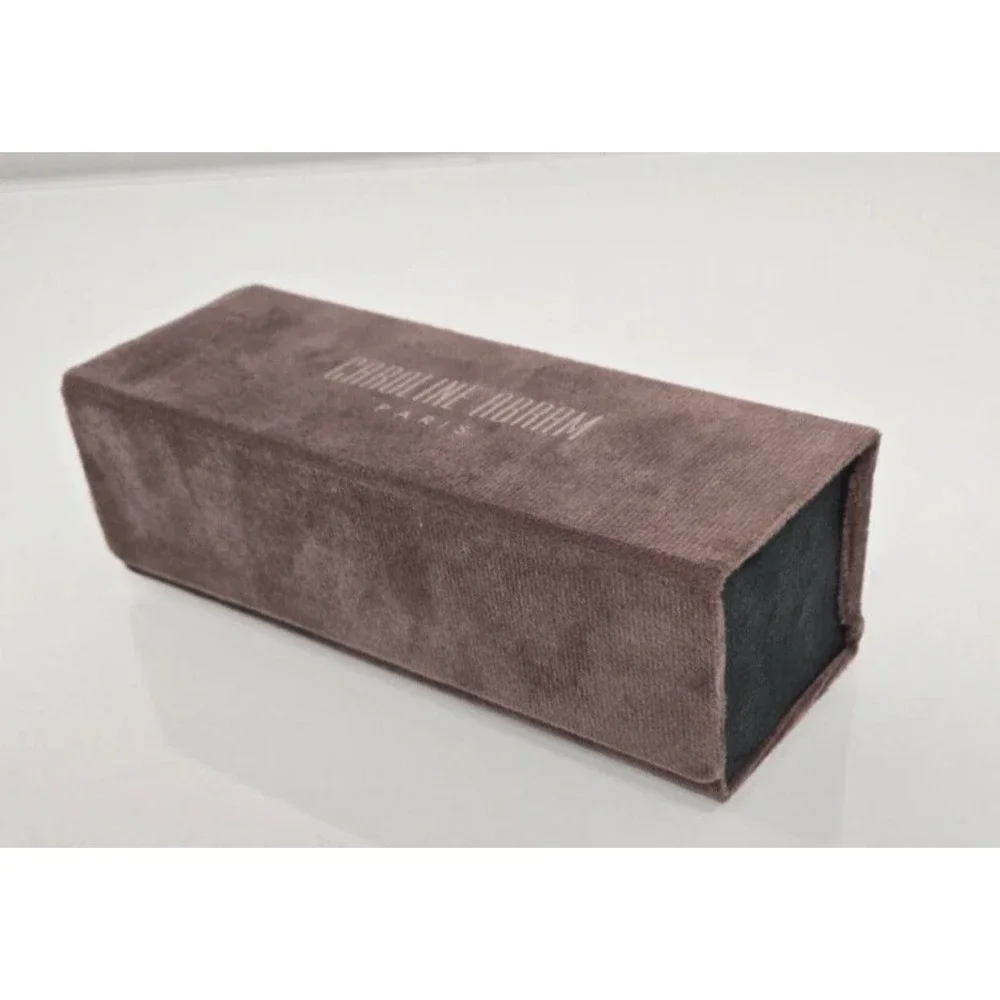 Caroline Abram Glasses Case Eyeglasses‎ Sunglasses Folding Case NEW Blue
